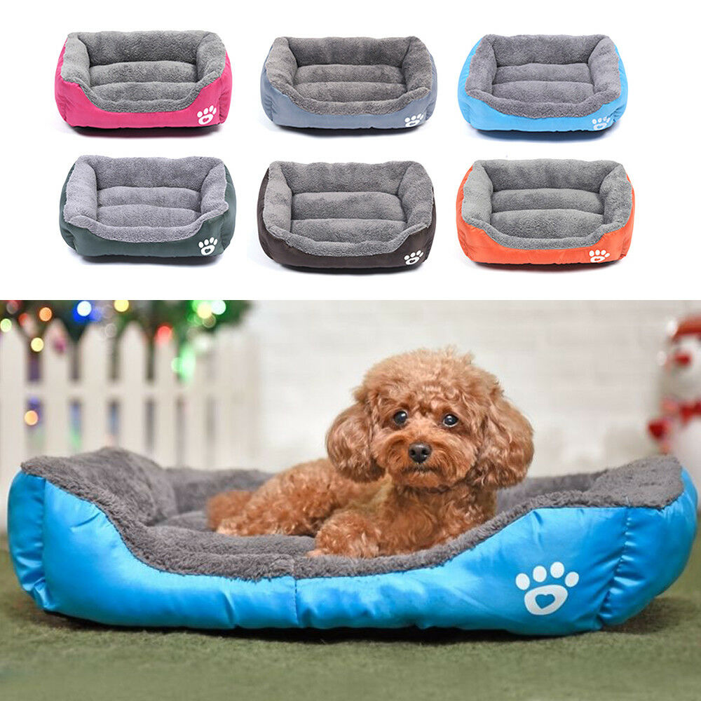 Large Pet Dog Cat Bed Puppy Cushion House Soft Warm Kennel Mat Blanket 6 Sizes