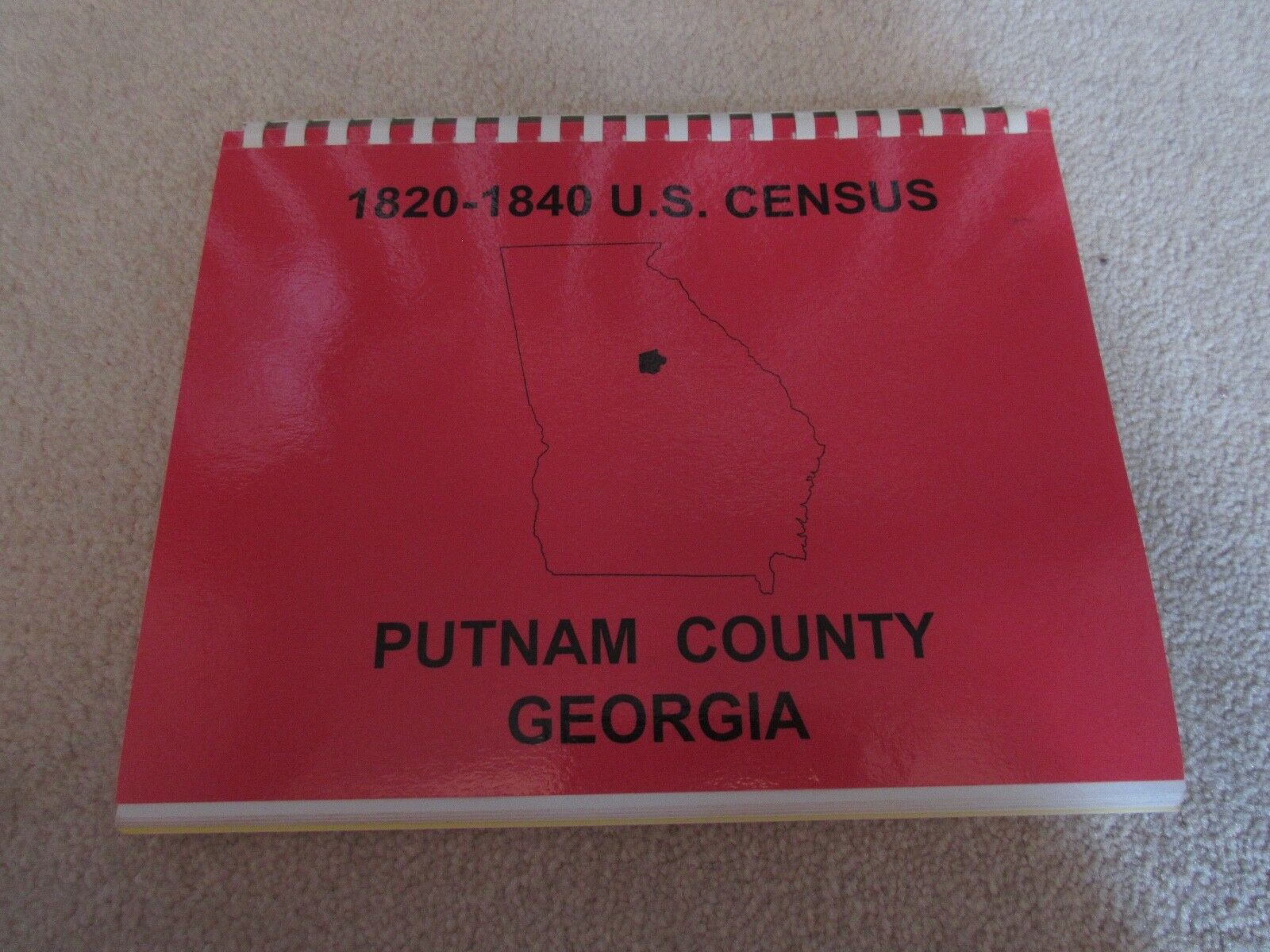 1820-1840 Us Census - Putnam County Georgia - Bound - Genealogy