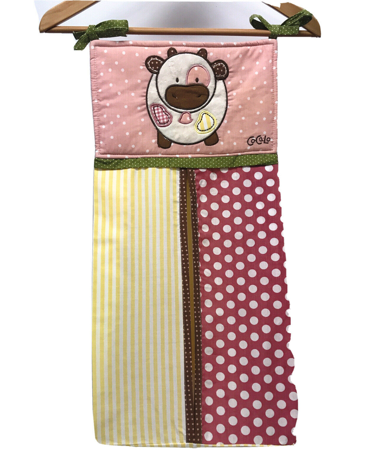 Cocalo Abbey's Farm Nursery Diaper Stacker Pink Bedding Baby Girl Used