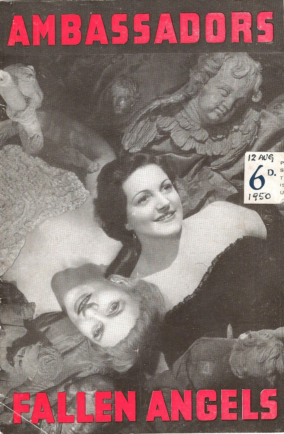 Noel Coward "fallen Angels" Hermione Gingold / Baddeley 1950 London Playbill