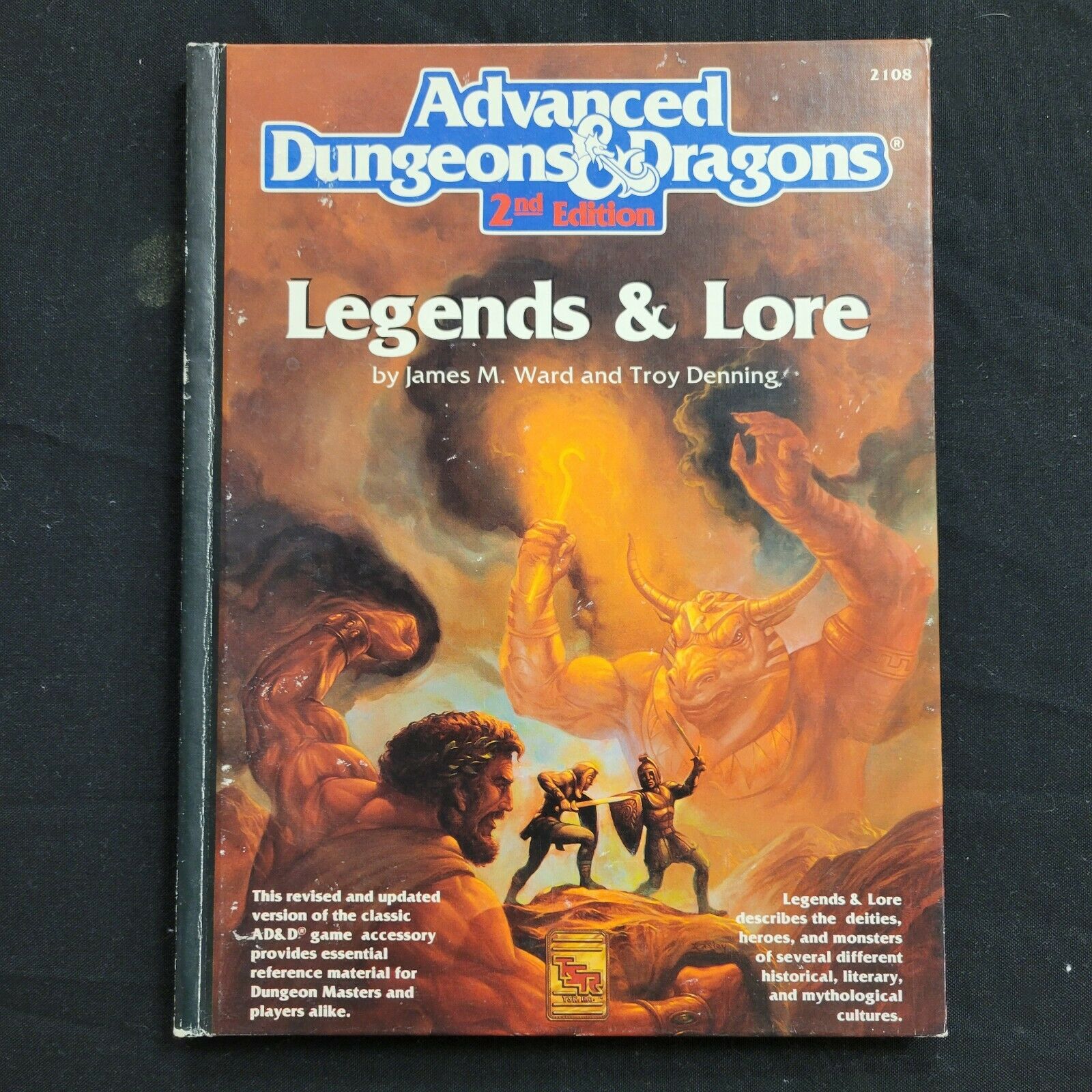 Official Advanced Dungeons & Dragons Legends & Lore Tsr 1984 Hardcover (dd1)