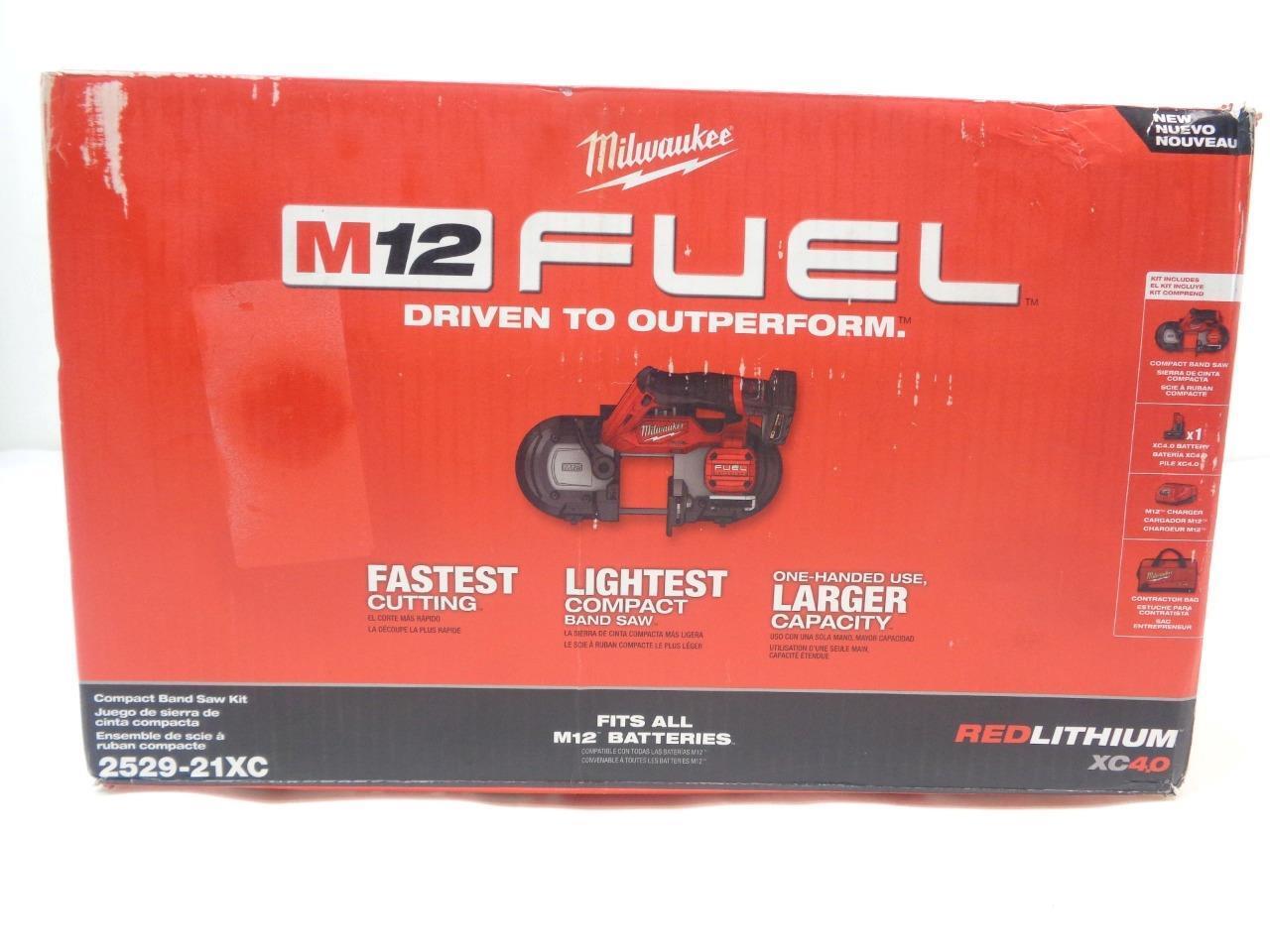 Milwaukee 2529-21xc M12 Fuel Compact Band Saw Kit Bsr35