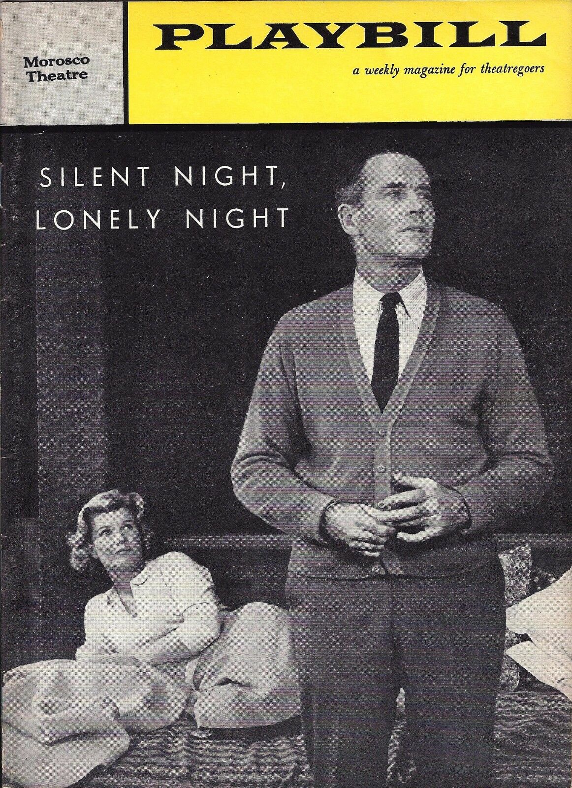 Henry Fonda "silent Night, Lonely Night" Barbara Bel Geddes 1959 Playbill