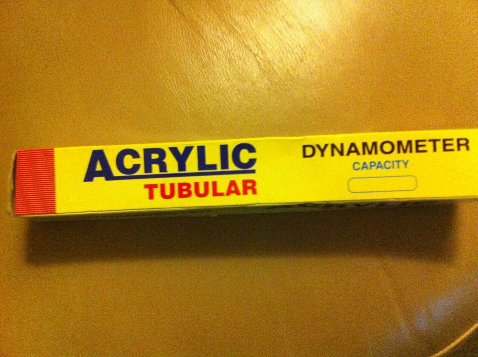 Dynamometer Capacity 10n/1kg Acrylic Tubular