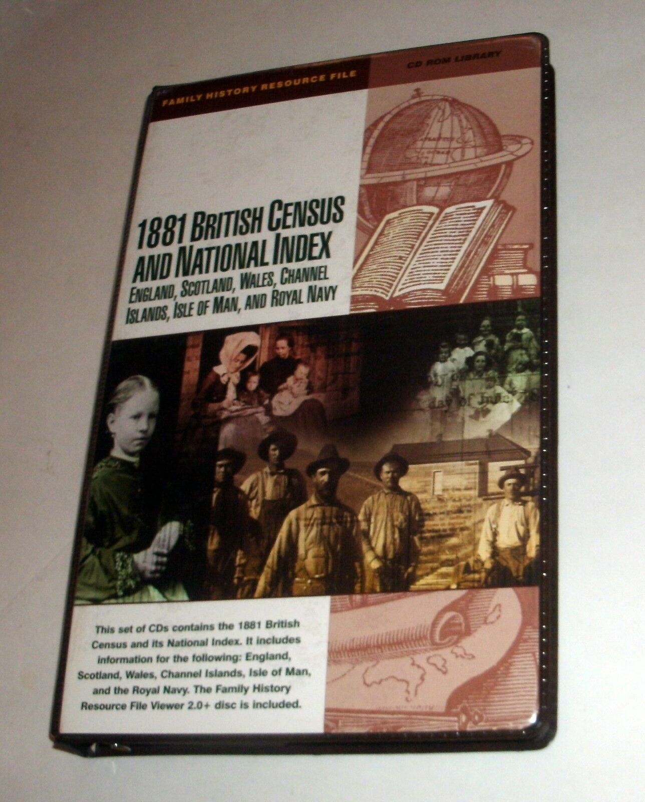 Family History Resource File 1881 British Census And National Index Cd-rom Set