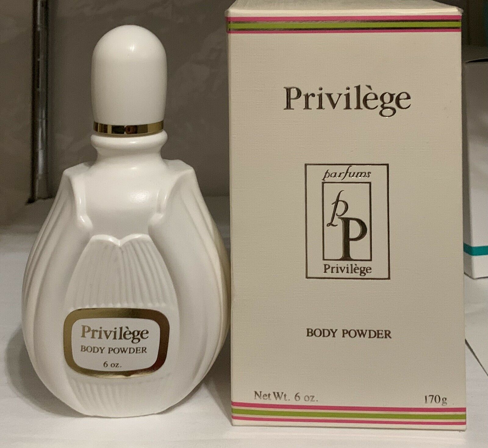 Used Vintage Privilege Perfumed Body Powder 6 Oz 98% Full