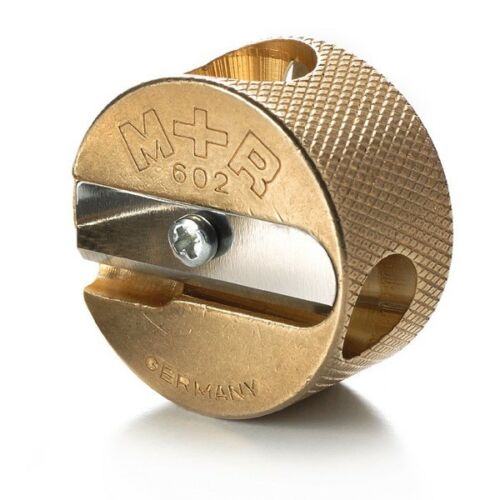 Mobius + Ruppert (m+r) Brass Artists Pencil Sharpener Germany  602-double Round