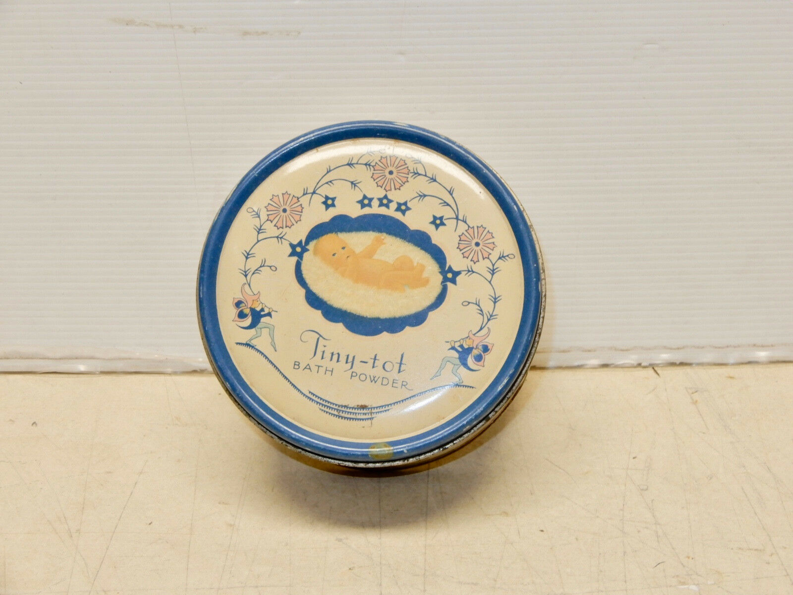 Vintage Tiny Tot Bath Powder Tin