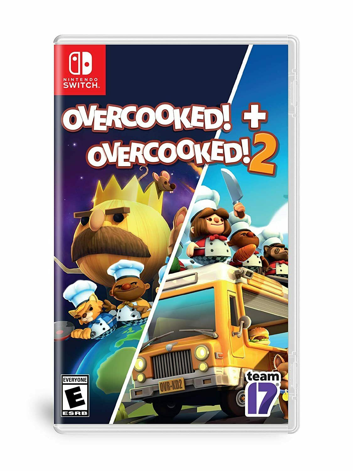 Lot Of 8 Overcooked 1 Special Edition + Overcooked 2 Nintendo Switch