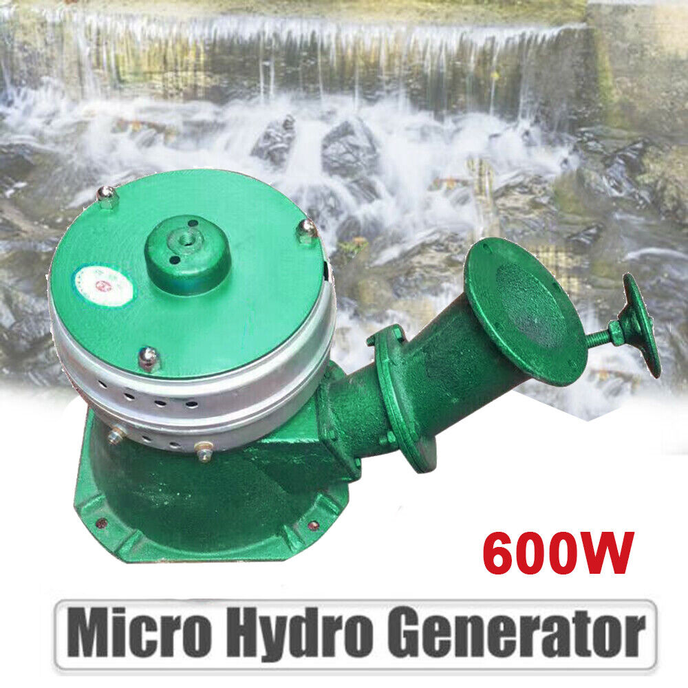 Water Turbine 600w Kaplan Micro Hydroelectricity Low Head Hydro Generator 220v
