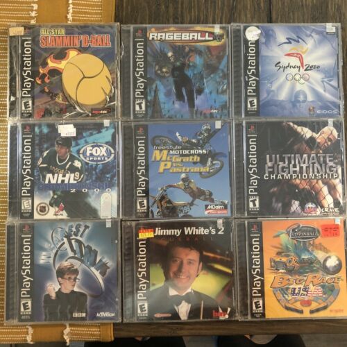Lot Of 10 New Sealed Ps1 Games - See Photos And Description (2)