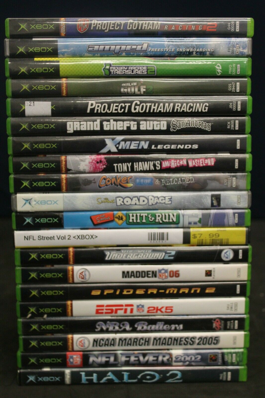 Mixed Microsoft Xbox Game Lot (20)