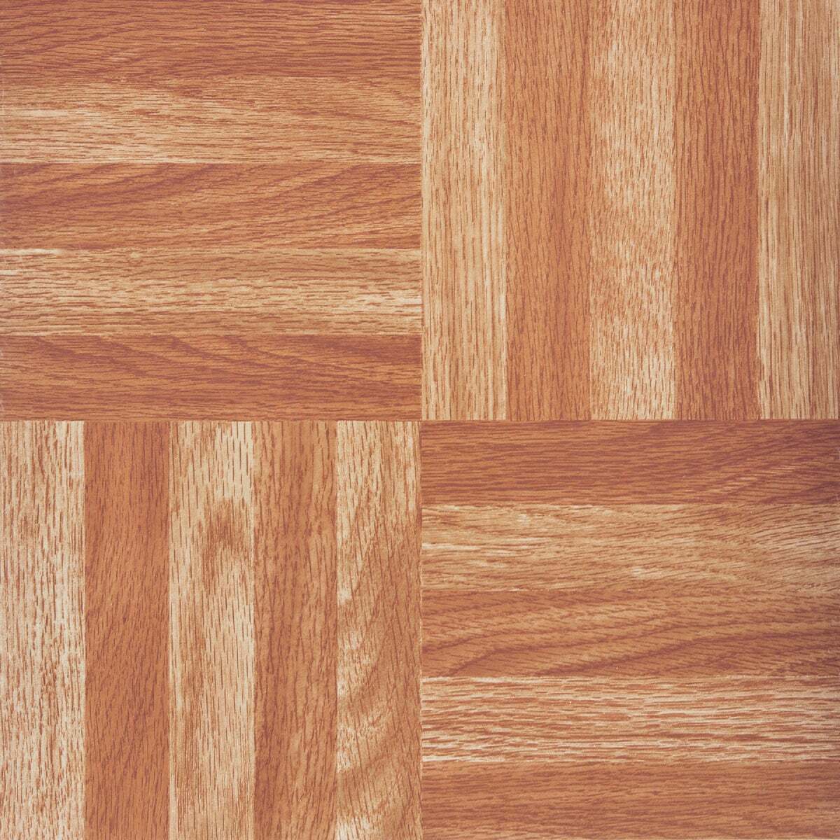 Home Impressions Wood Fingerblock 12 In. X 12 In. Vinyl Floor Tile (45 Sq.