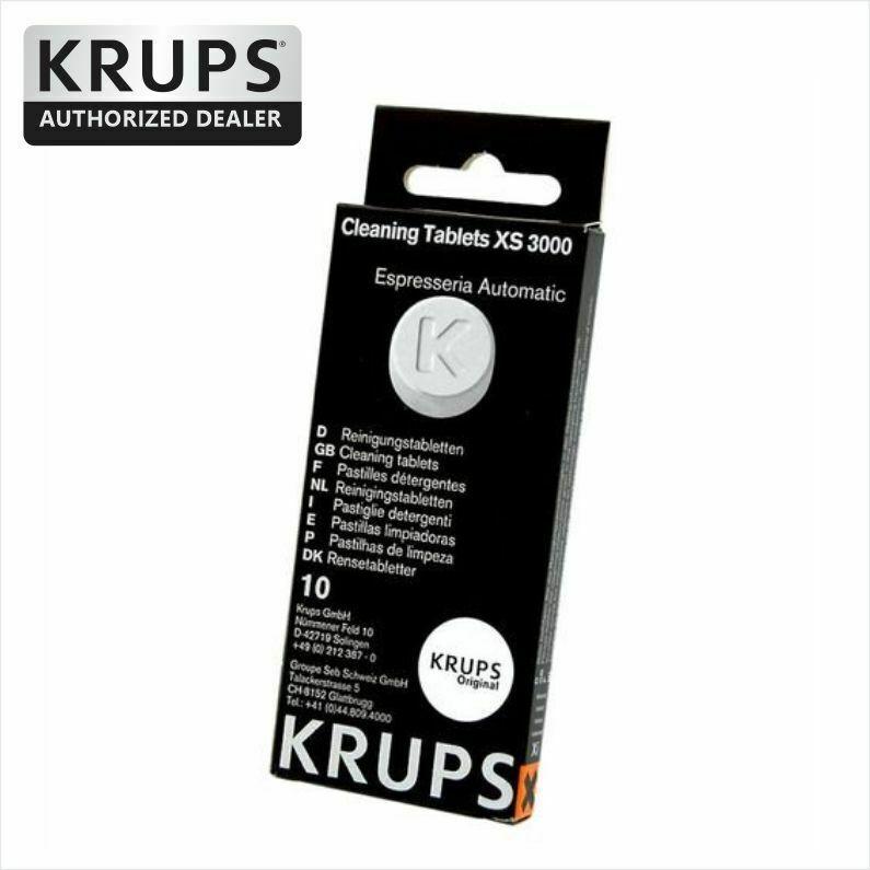 Krups Xs3000 Fully Automatic Machines Cleaning Tablets 10 Count Genuine