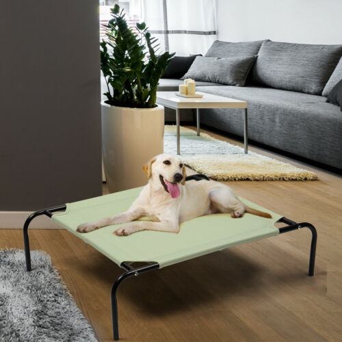 Elevated Dog Bed Lounger Sleep Pet Cat Raised Cot Hammock For Indoor Outdoor Us