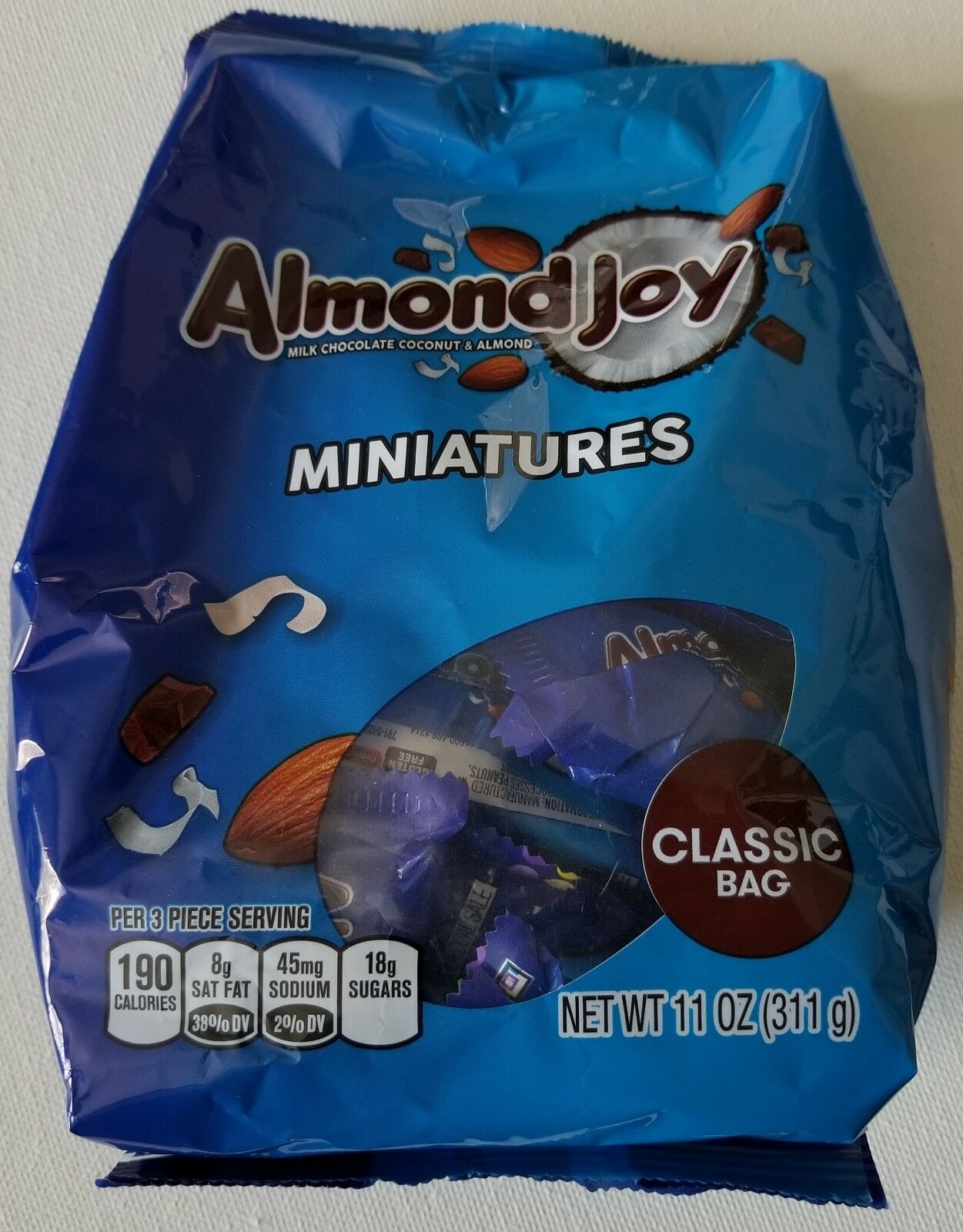 New Almond Joy Miniatures Coconut Almond Chocolate Candies Free World Shipping