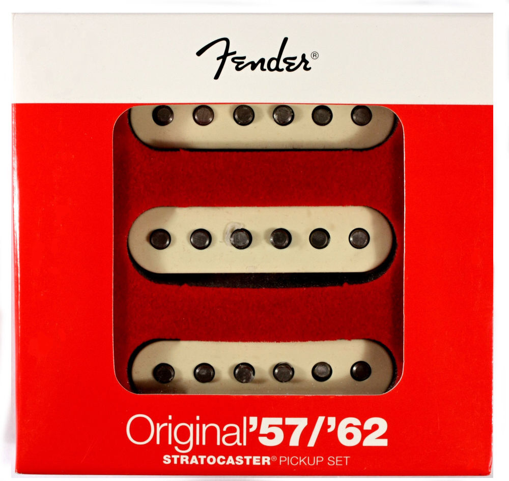 Genuine Fender Original ’57/’62 Strat Pickups, Set Of 3, 099-2117-000 New