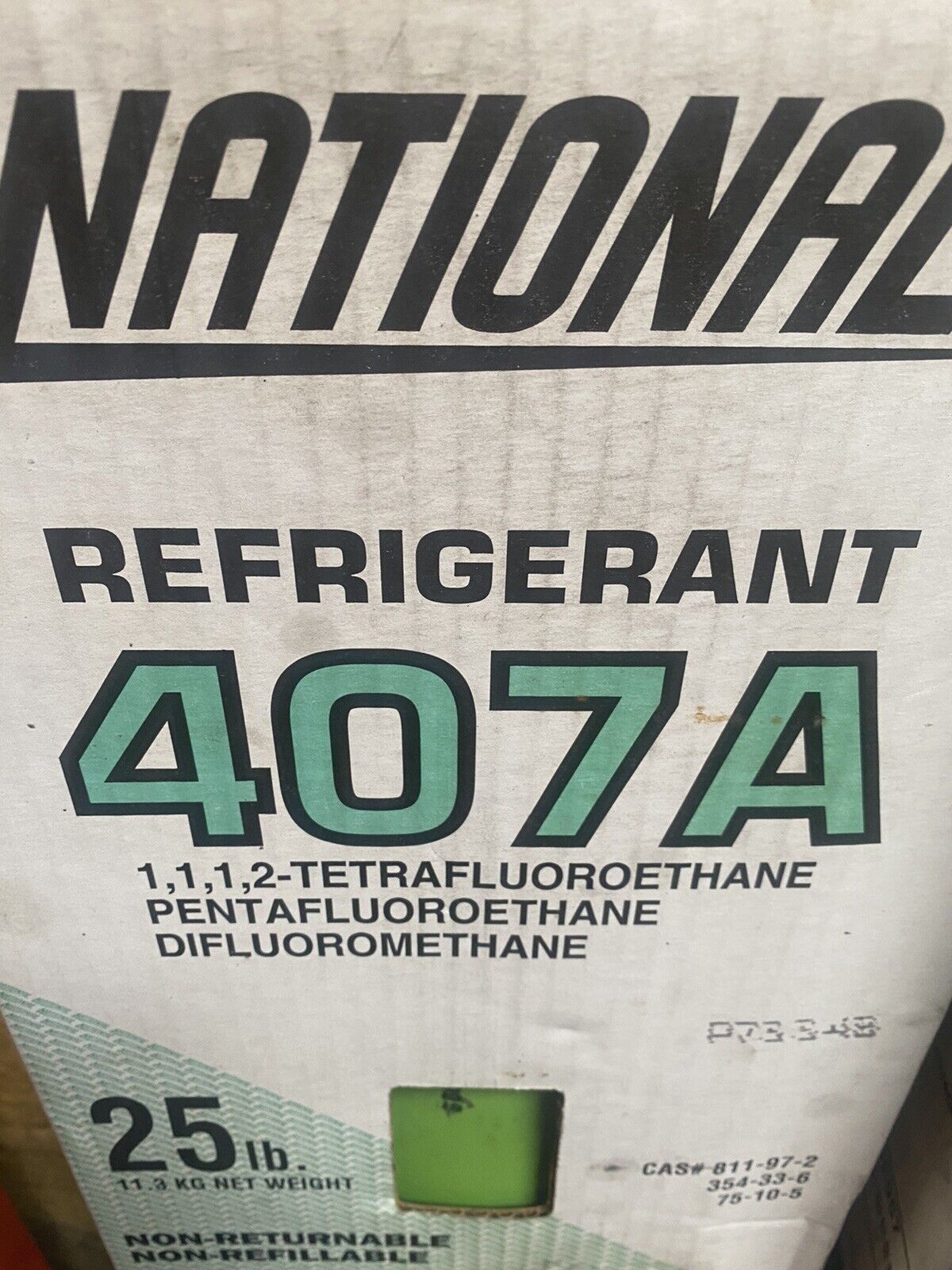 R407a Refrigerant 25 Lb. Sealed