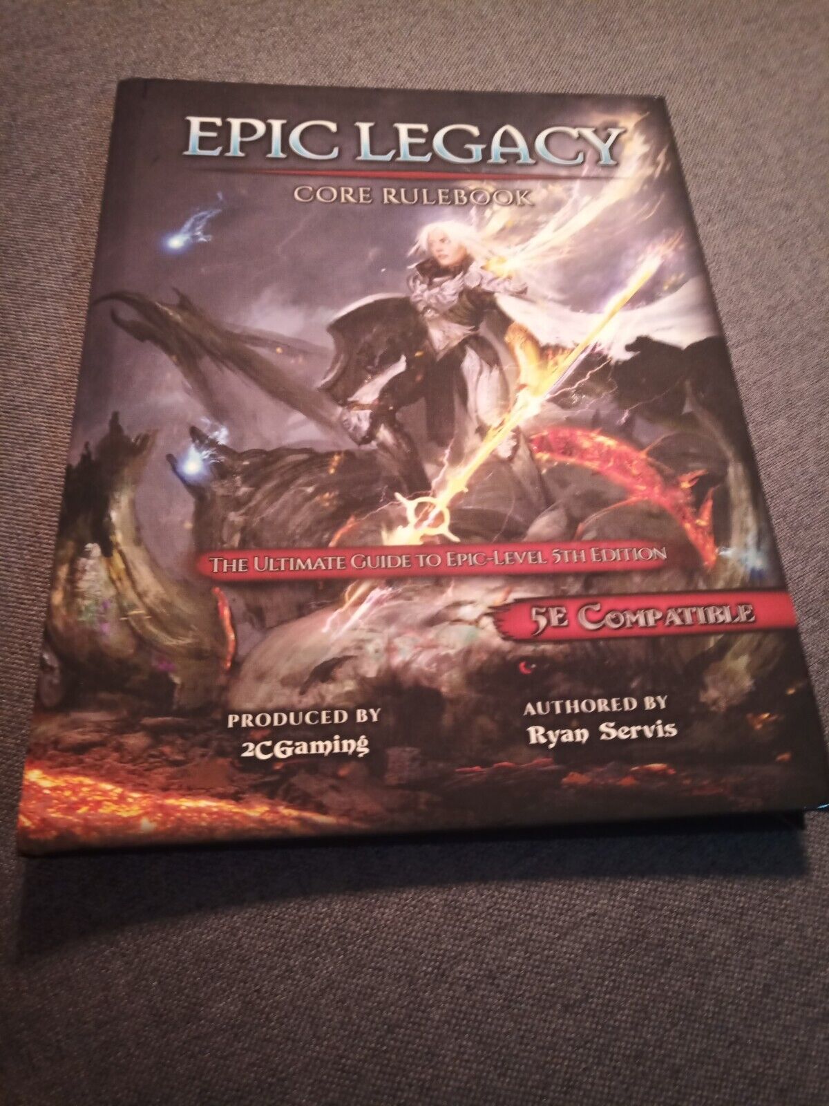Epic Legacy Core Rulebook By Ryan Servis 2cgaming 5e D&d Rpg. New. Medical Expen