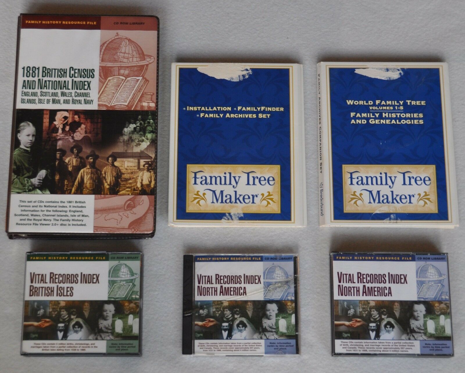 North America & British Vital Records Census Family Tree Builder Genealogy